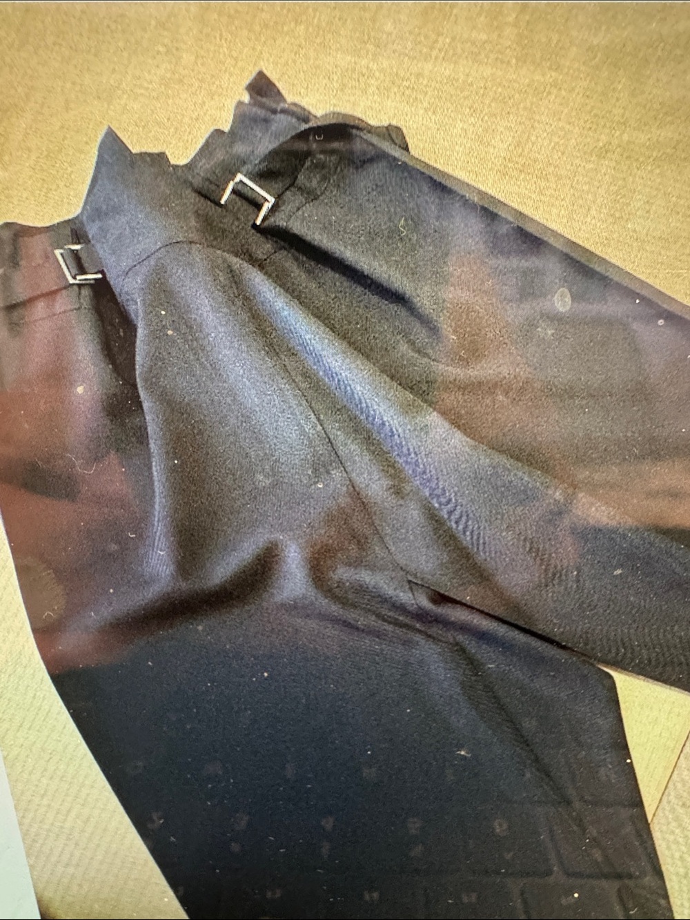 Me Issey Miyake Black Jorts Harem Pants Long Shorts M/L - Picture 2 of 2